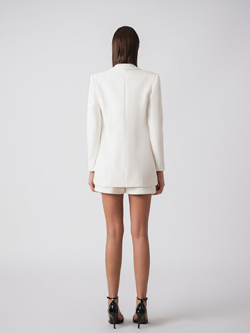 3 piece short, crop and blazer set 3 piece short, crop and blazer set