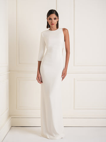 Asymmetrical cutout waist dress Asymmetrical cutout waist dress