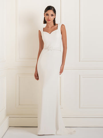 Belted sweetheart bust dress Belted sweetheart bust dress