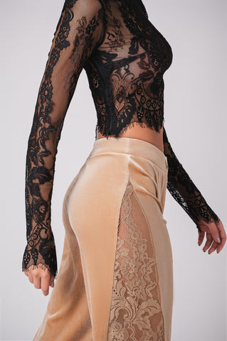 Sheer lace long sleeve top Sheer lace long sleeve top