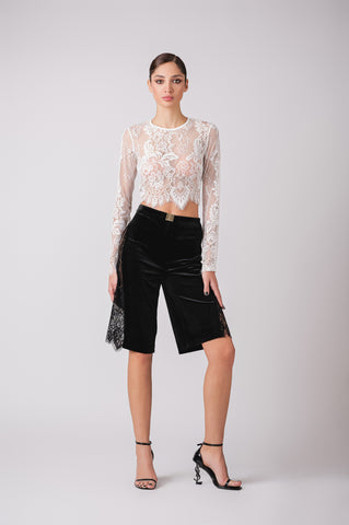 Sheer lace long sleeve top Sheer lace long sleeve top