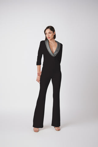 Glitter trim jumpsuit Glitter trim jumpsuit