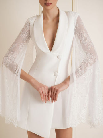 Lace Flair Sleeve Dress Lace Flair Sleeve Dress