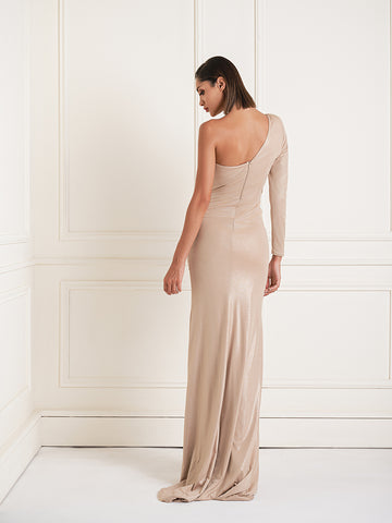 One shoulder crystal detail bustier dress One shoulder crystal detail bustier dress