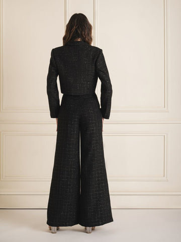 Tweed Pant & Crop Jacket Set Tweed Pant & Crop Jacket Set