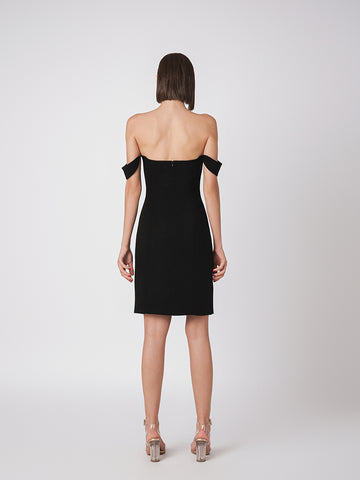 Midi off-the-shoulder dress Midi off-the-shoulder dress