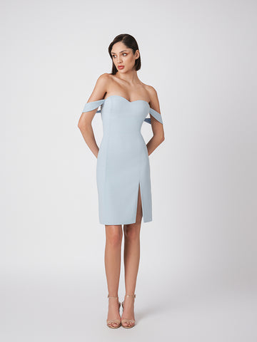 Midi off-the-shoulder dress Midi off-the-shoulder dress