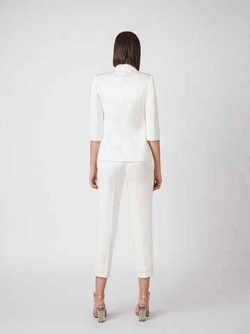 Satin 3/4 length suit Satin 3/4 length suit