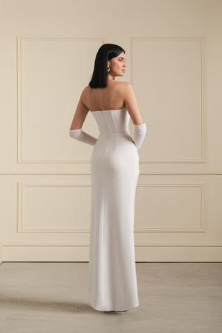 Draped Corset Gown