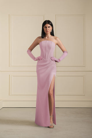 Draped Corset Gown