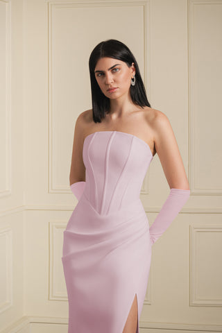 Draped Corset Gown