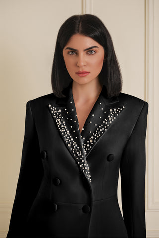 Embellished Blazer Dress