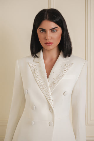 Embellished Blazer Dress