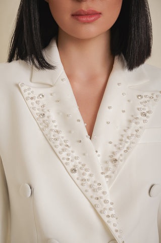 Embellished Blazer Dress