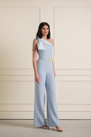 Asymmetric Drape Jumpsuit