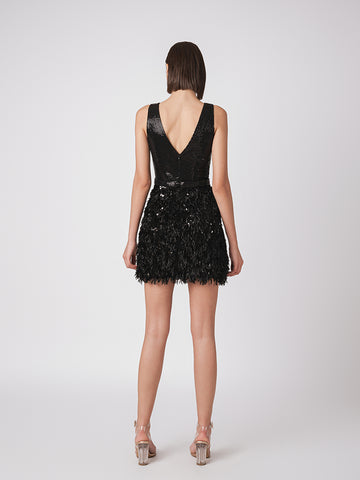 Glitter mini dress